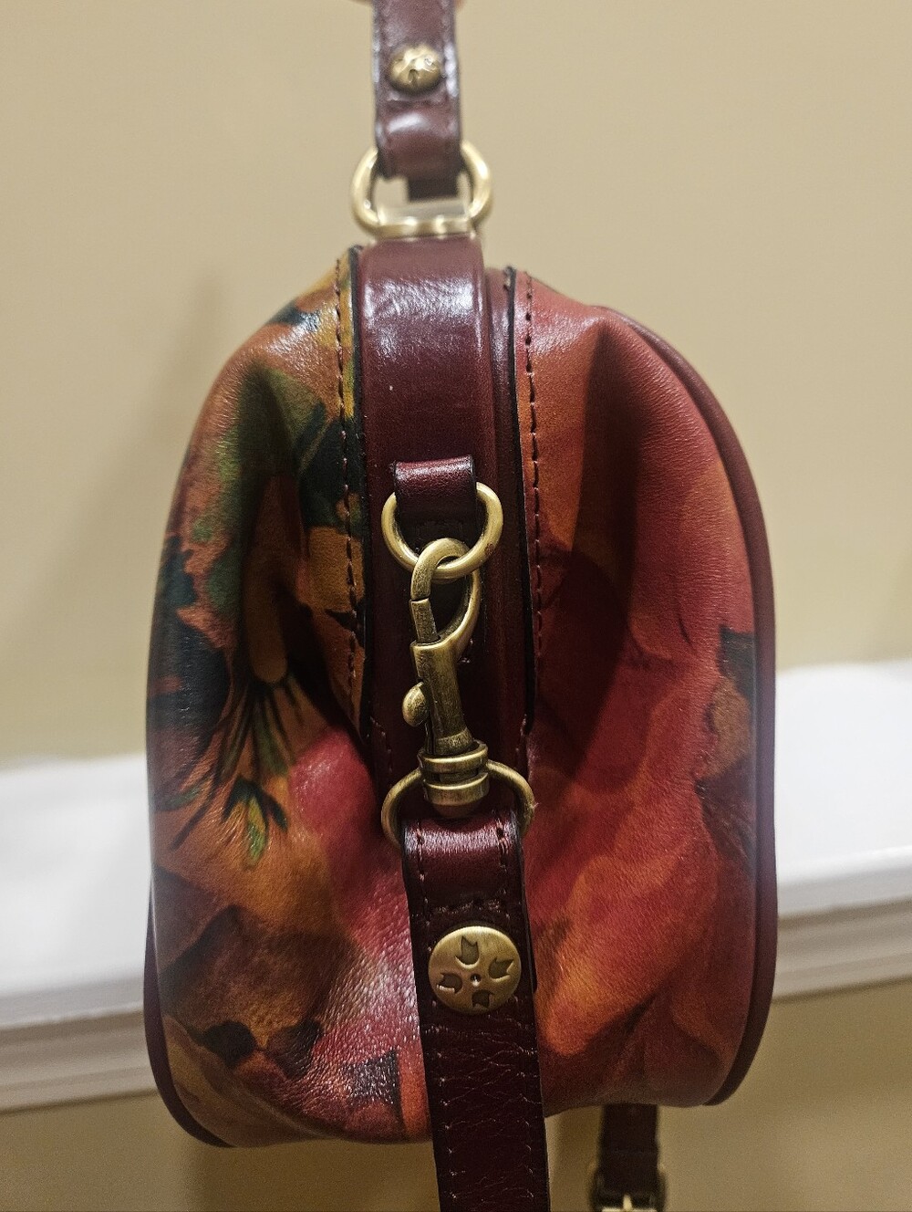 Patricia Nash Gracchi Floral Satchel - Picture 6 of 10